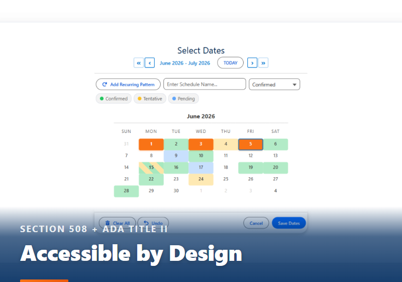 An Accessible Salesforce Calendar for Government Teams (article cover image)